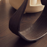 Prato Large Brown Abstract Swirl Sculpture - Prato Large Brown Abstract Swirl Sculpture Sterling Home 2