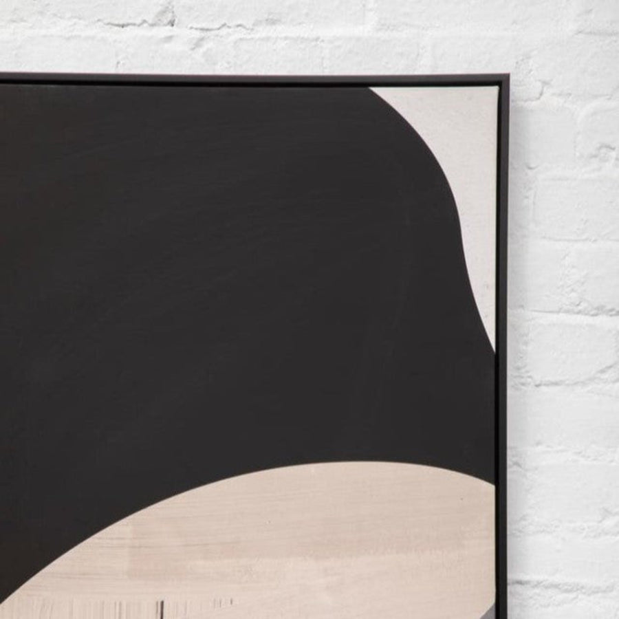 Astratto Abstract Design Black Natural Wall Art - SALE Astratto Abstract Design Black Natural Wall Art Sterling Home 2