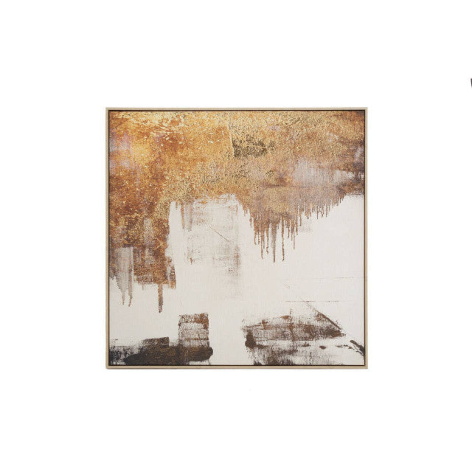 Astratto Abstract Gold Foil Wall Art - SALE Astratto Abstract Gold Foil Wall Art Sterling Home 1