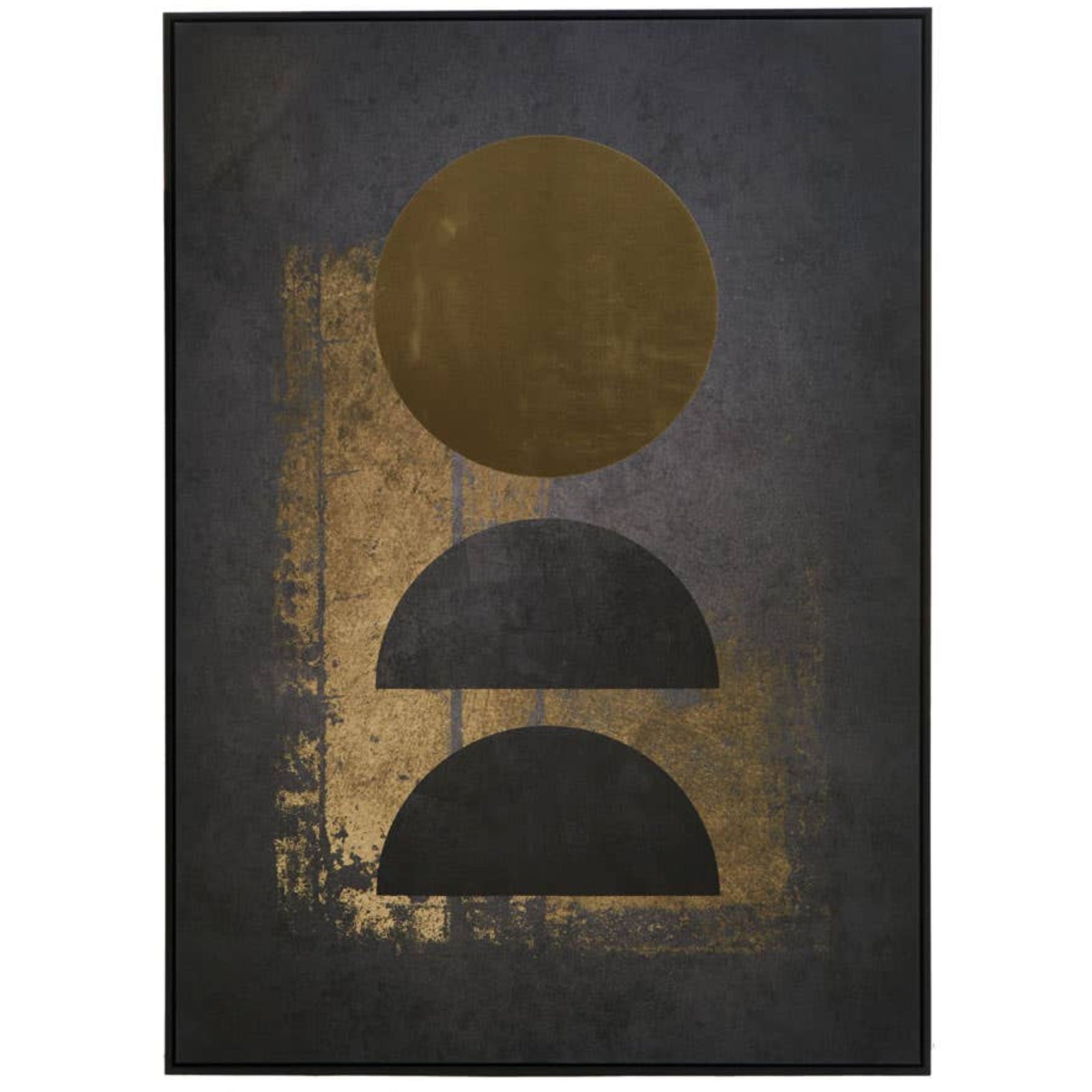 Astratto Gold Foil Canvas Sterling Home 1