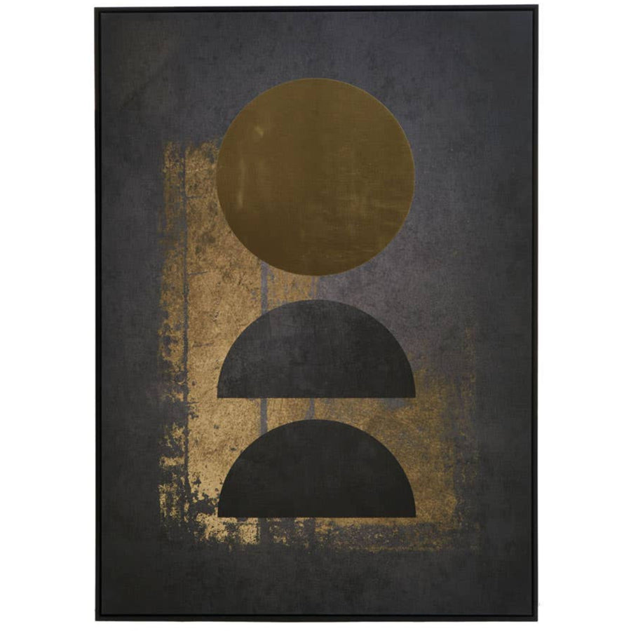 Astratto Gold Foil Canvas Sterling Home 1