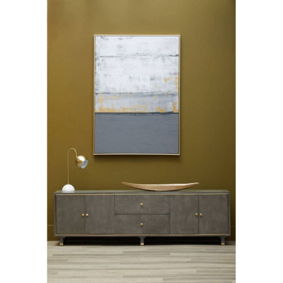 Astratto Grey and Gold Foil Wall Art - SALE Astratto Grey and Gold Foil Wall Art Sterling Home 1