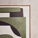 Astratto Green Abstract Canvas Sterling Home 4