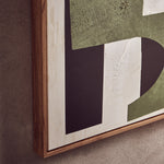 Astratto Green Abstract Canvas Sterling Home 3