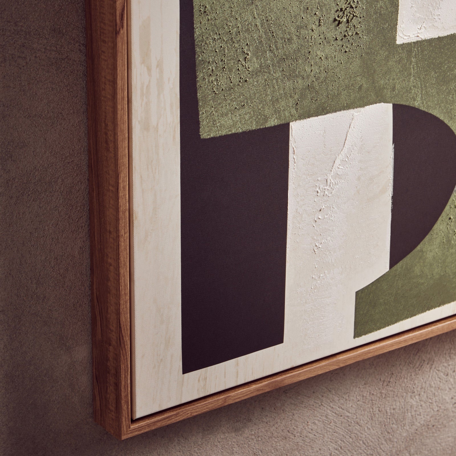 Astratto Green Abstract Canvas Sterling Home 3