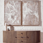 Astratto Set Of 2 Neutral Textured Canvas Sterling Home 1