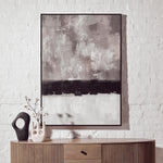 Astratto Monochrome Textured Canvas Sterling Home 1