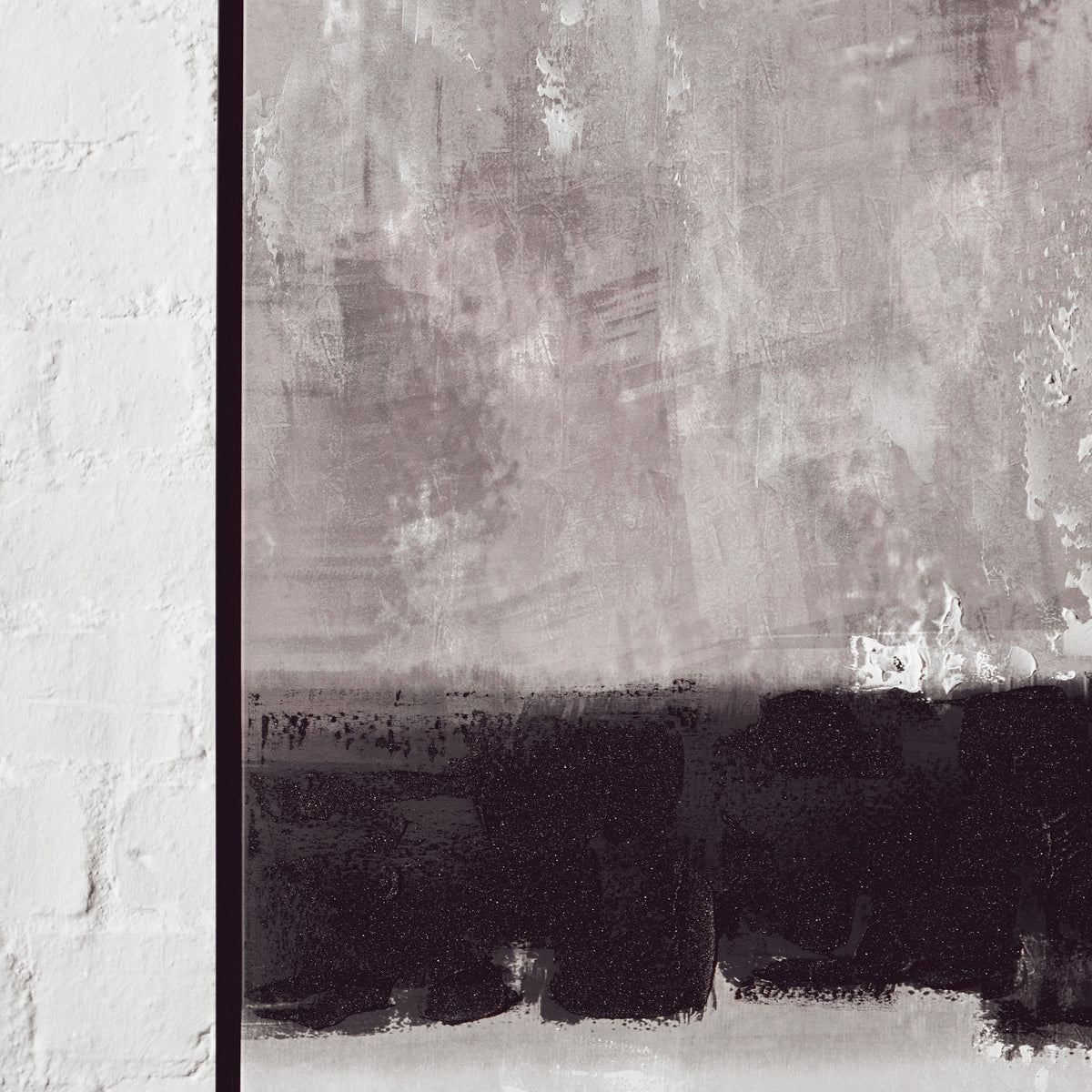 Astratto Monochrome Textured Canvas Sterling Home 3