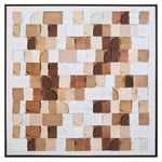 Astratto Textured Wall Art in Neutral Tones - Astratto Textured Wall Art in Neutral Tones Sterling Home 1