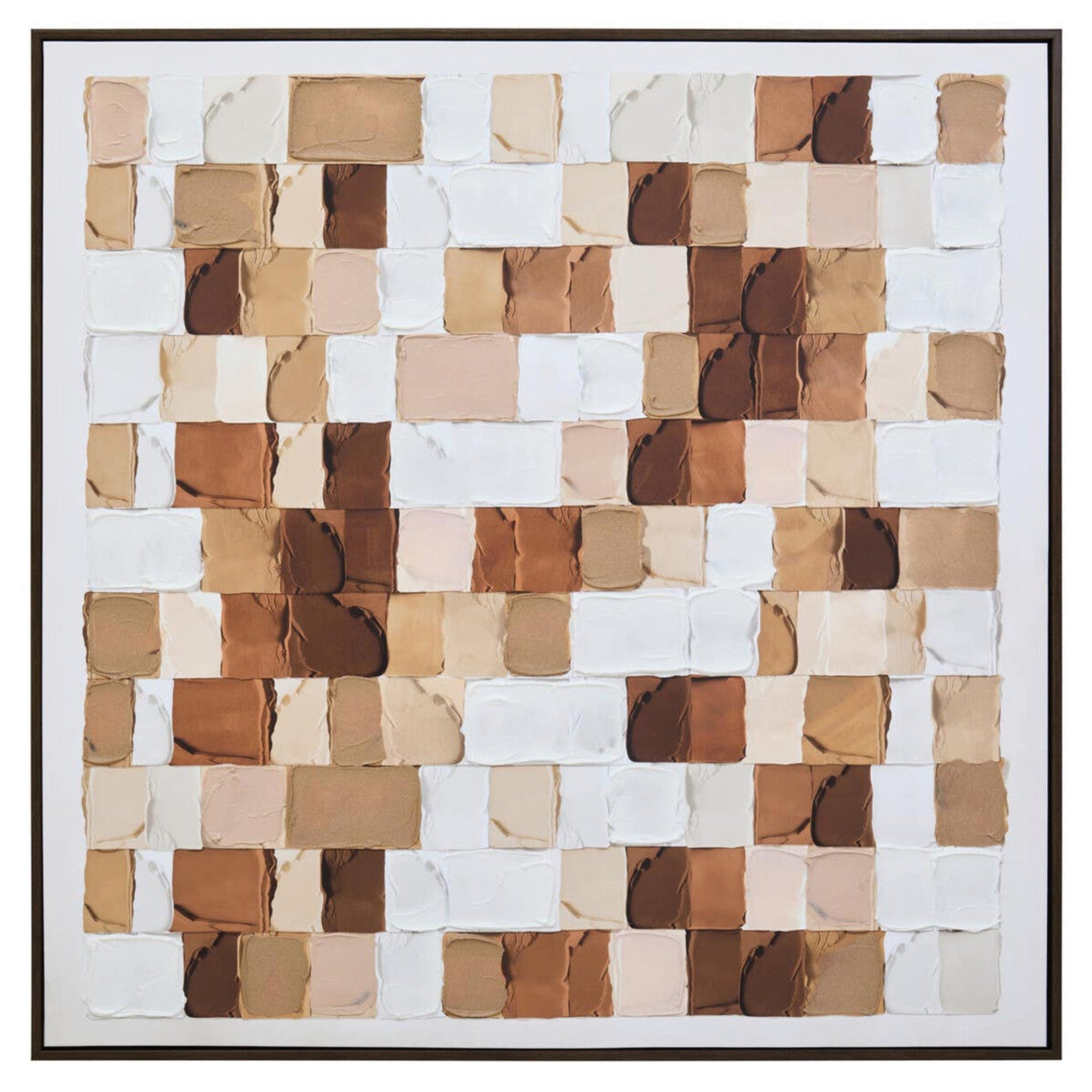 Astratto Textured Wall Art in Neutral Tones - Astratto Textured Wall Art in Neutral Tones Sterling Home 1