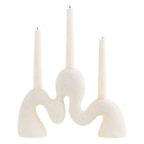 Broc Cream Organic Candle Holder