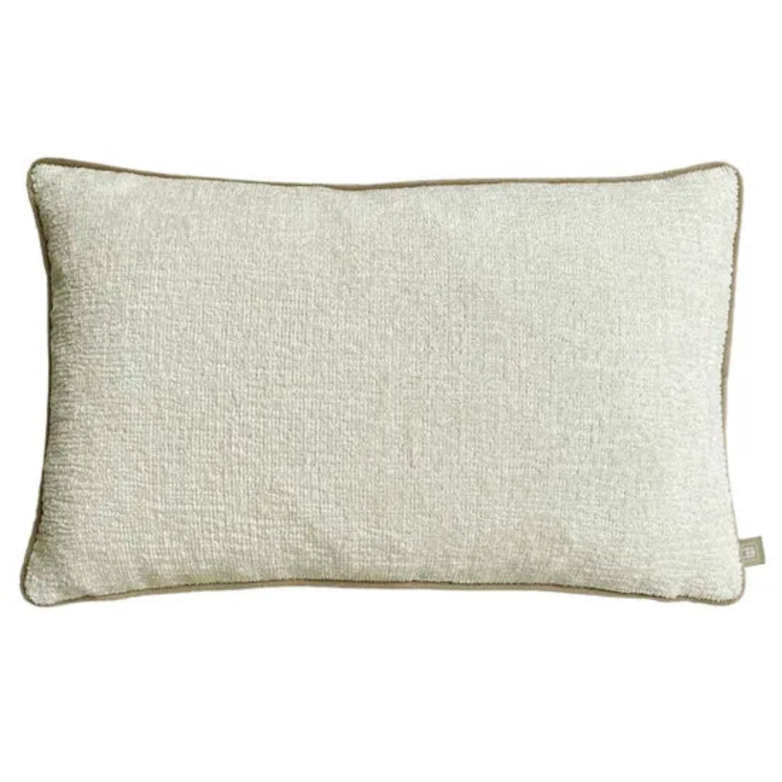 Belgravia Wave Chenille Cushion Cream - Wave Chenille Cushion Cream 50X30CM Sterling Home 1