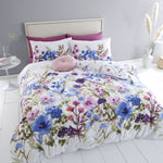 Catherine Lansfield Countryside Floral Duvet Set Pink And Blue Sterling Home 1