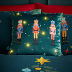 Catherline Lansfield Nutcracker Light Up Cushion 45X45CM - Nutcracker Light Up Cushion 45X45CM Accessories Sterling Home 2