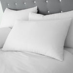 Brushed Cotton White Pillowcase Pair - Brushed Cotton White Pillowcase Pair Sterling Home 1