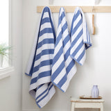 Bianca Stripe Towel Blue