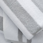 Bianca Stripe Bath Sheet Grey - Stripe Bath Sheet Grey Sterling Home 2