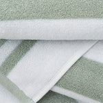 Bianca Stripe Hand Towel Green - Stripe Hand Towel Sage Sterling Home 3