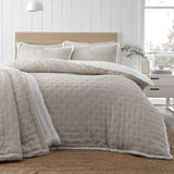 Cozy Nori Sherpa Cream Duvet Set