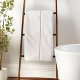 Bianca Satin Stitch Towel White