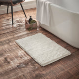 Bianca Aspen Bobble Bath Mat White