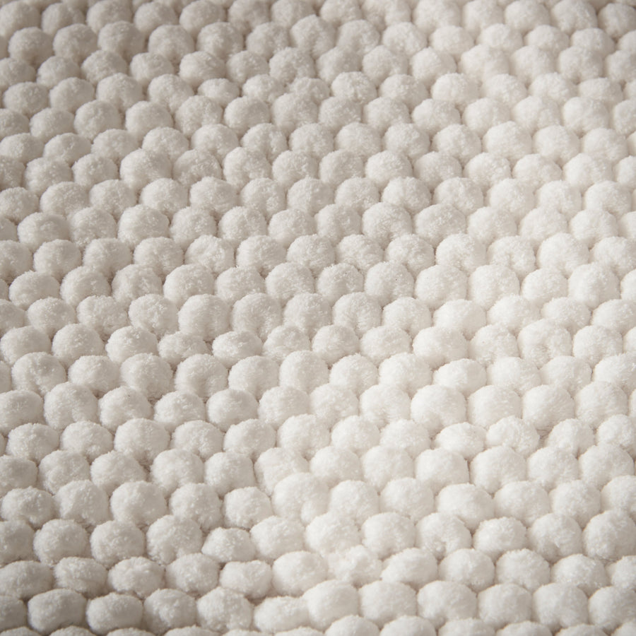 Bianca Aspen Bobble Bath Mat White - Aspen Bobble Bath Mat White Sterling Home 2