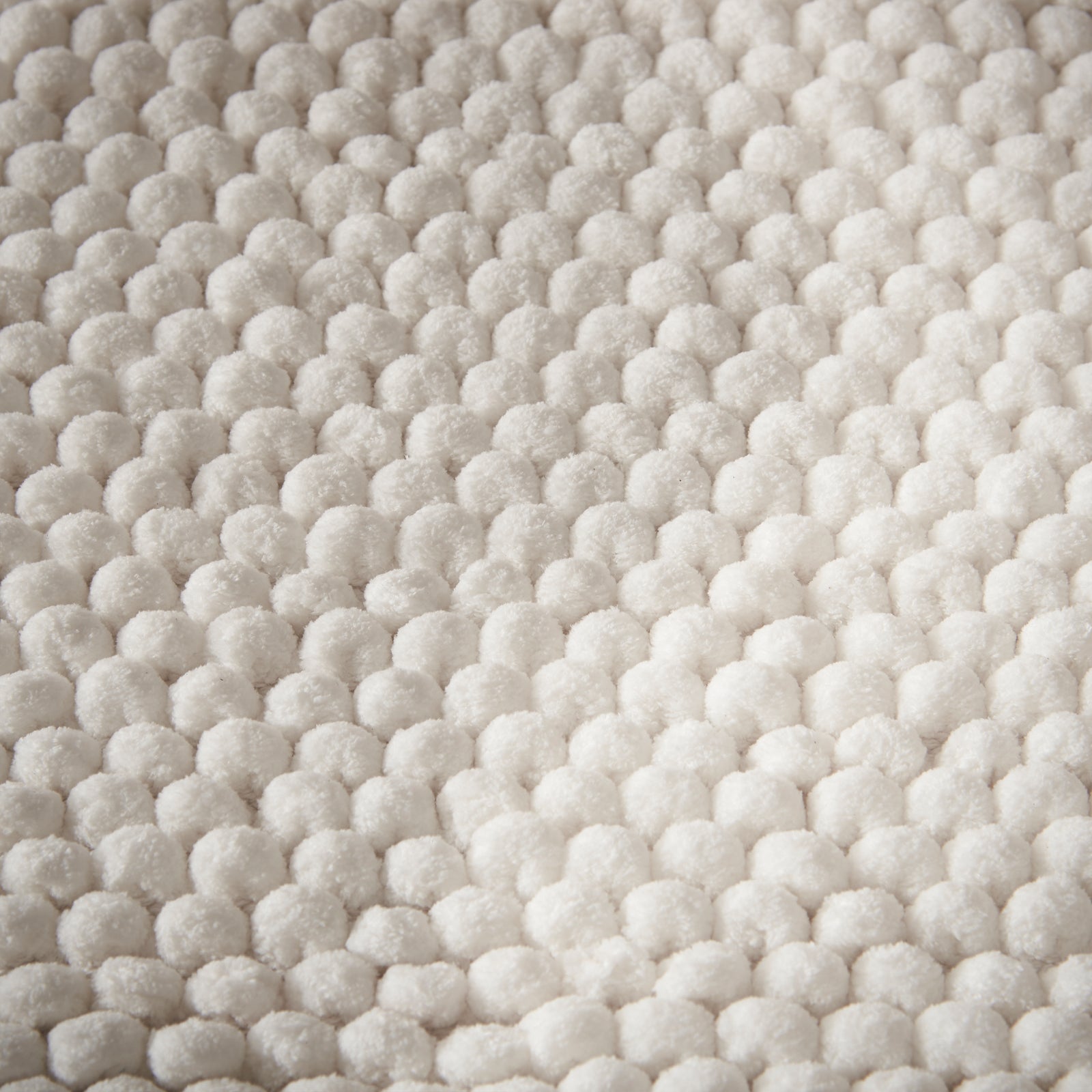 Bianca Aspen Bobble Bath Runner White - Aspen Bobble Bath Runner White Sterling Home 3
