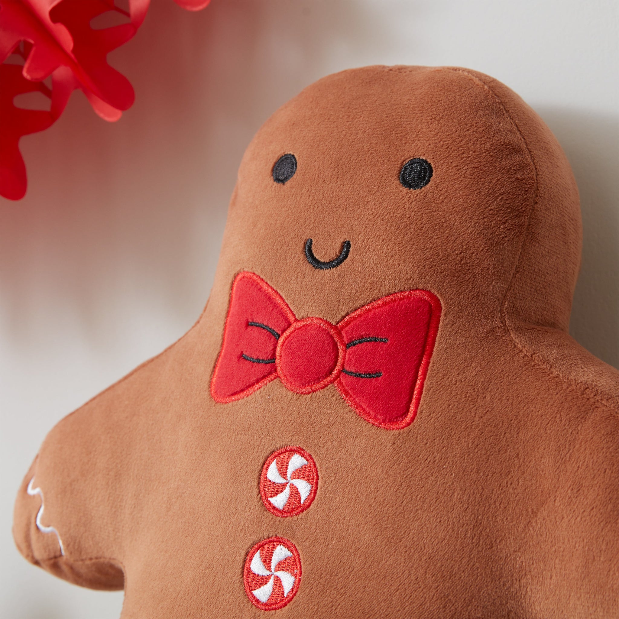 Catherine Lansfield Gingerbread Man Cushion - Gingerbread Man Cushion Sterling Home 2