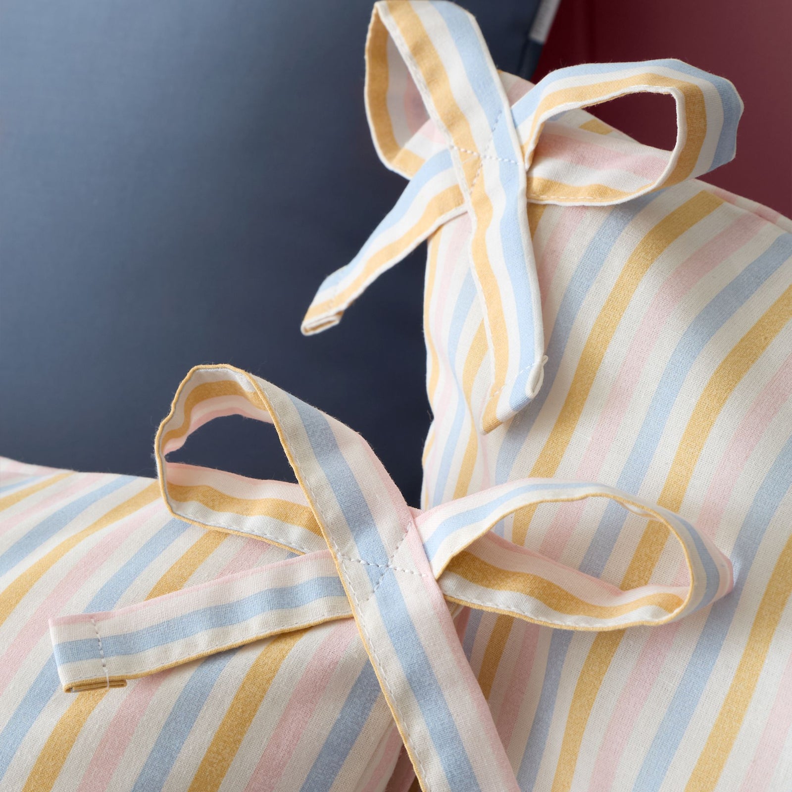 Catherine Lansfield Brighton Stripe Duvet Set Pastel - SALE Brighton Stripe King Duvet Set Pastel Sterling Home 4