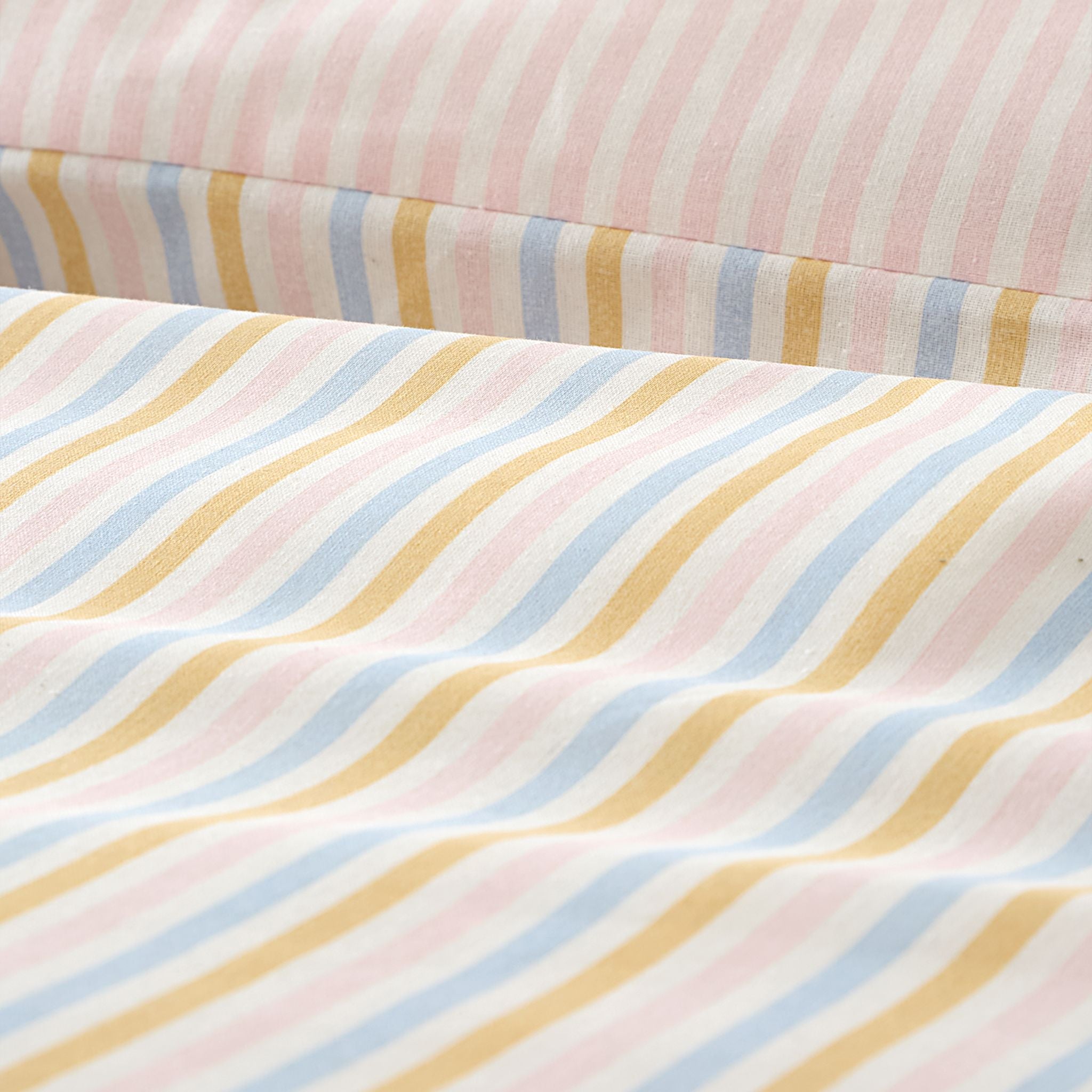 Catherine Lansfield Brighton Stripe Duvet Set Pastel Sterling Home 5