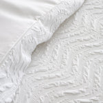 Catherine Lansfield Heatset Wave White Duvet Set - Heatset Wave White Duvet Set King Sterling Home 2