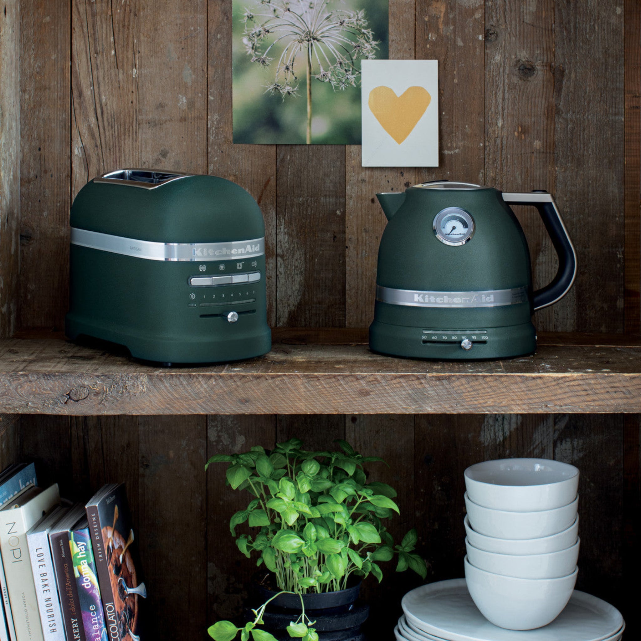 Kitchenaid Green Kettle - KA Kettle 1.5L Pebble Palm Sterling Home 2