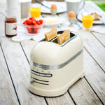 Kitchenaid Cream 2 Slot Toaster - KA 2 Slot Toaster Almond Cream Sterling Home 2