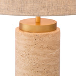 Eichholtz Lxry Table Lamp Traventine And Antique Brass Finish - Table Lamp Lxry Accessories Sterling Home 5