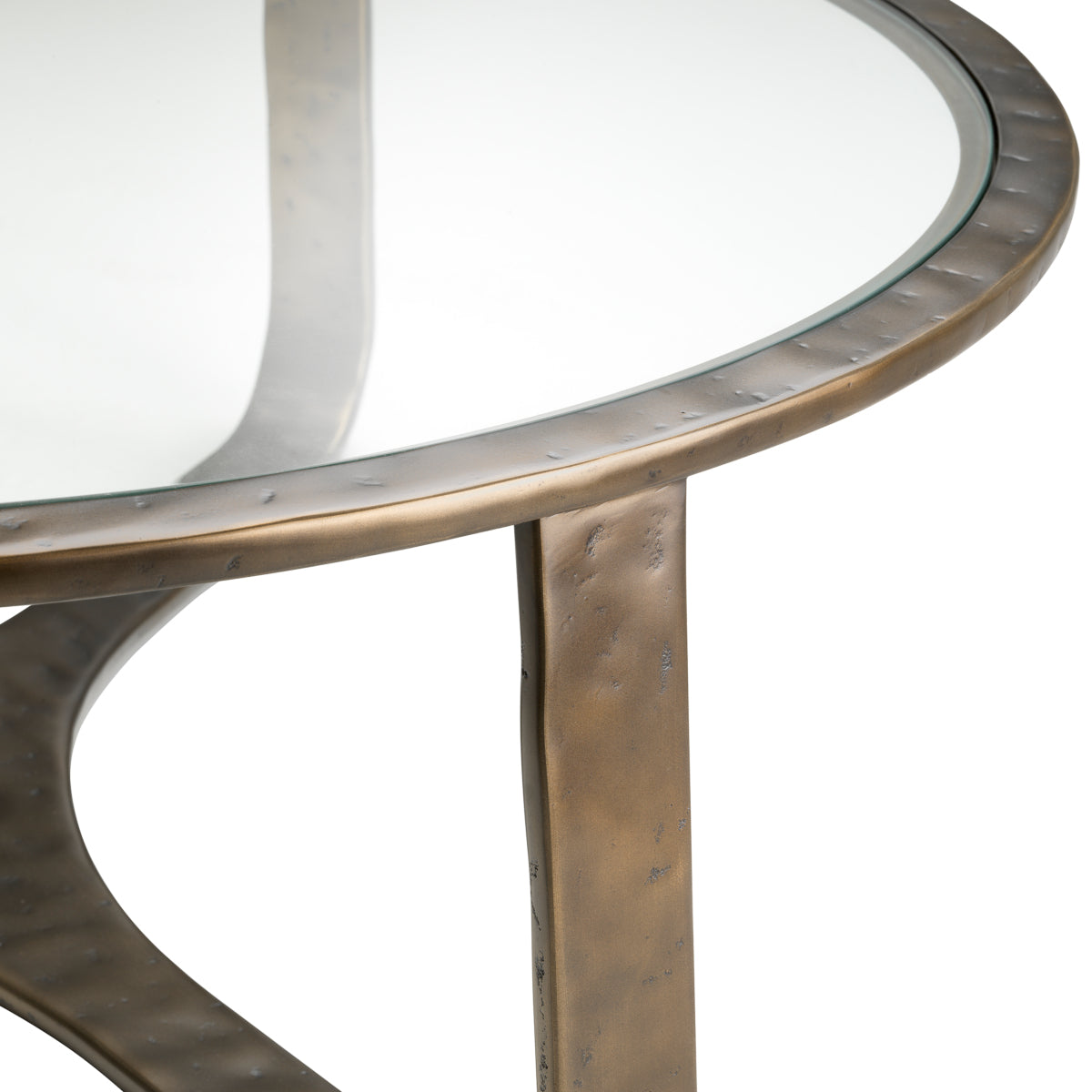 Eichholtz Coffee Table Bronze Finish Clear Glass Top - Coffee Table Bronze Finish Clear Glass Top Side Tables Sterling Home 5