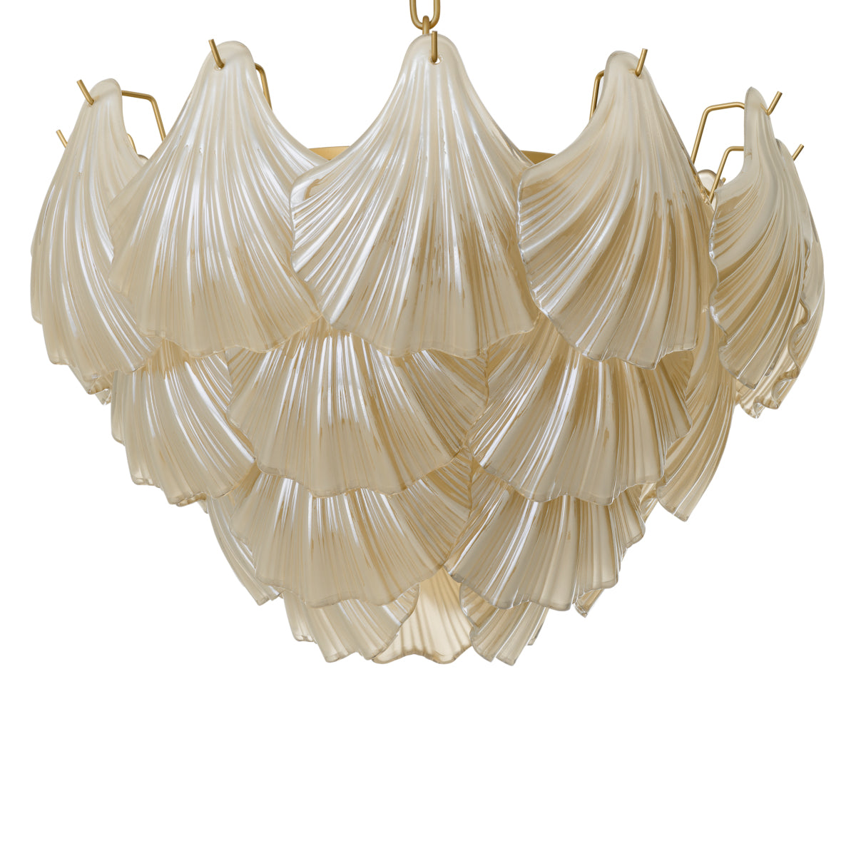 Eichholtz Ibiza Chandelier Antique Brass And Champagne Coloured Glass - Chandelier Ibiza Accessories Sterling Home 5