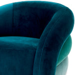 Eichholtz Novelle Swivel Chair Savona Sea Green Velvet Savona Turquoise Velvet Savona Blue Velvet - Swivel Chair Savona Sea Green Velvet Savona Turquoise Velvet Savona Blue Velvet Armchairs Sterling Home 5