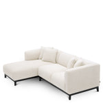 Eichholtz Corso 2 Seater Chaise Left Lyssa Off-White Black Base - 2 Seater Chaise Left Lyssa Off-White Chaise Sofas Sterling Home 5