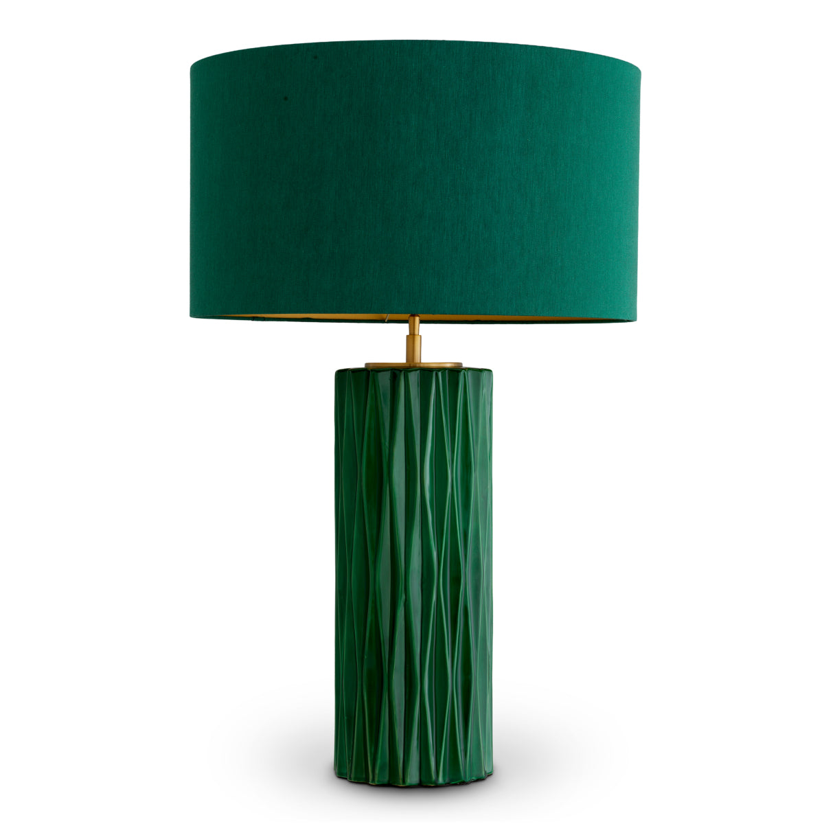 Eichholtz Amarello Table Lamp Crackled Green Ceramic Antique Brass Finish - Table Lamp Amarello Accessories Sterling Home 5