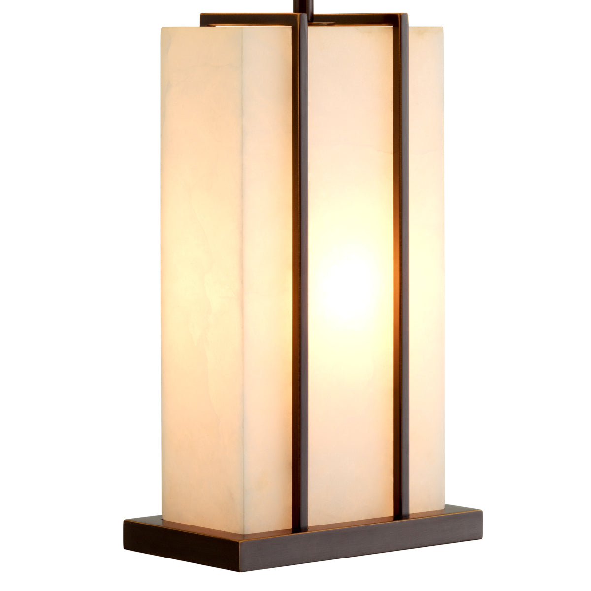 Eichholtz Graham Table Lamp Bronze Highlight Finish Alabaster - Table Lamp Graham Accessories Sterling Home 5