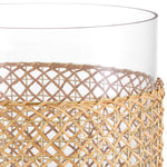 Eichholtz Zimmerman Large Hurricane Natural Rattan Vintage Brass Finish - Zimmerman L Hurricane Natural Rattan Vintage Brass Finish Accessories Sterling Home 5