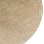 Eichholtz Melchior Round Dining Table Washed Oak Veneer / Brushed Brass Finish - Round Dining Table Washed Oak Veneer / Brushed Brass Finish Dining Tables Sterling Home 5