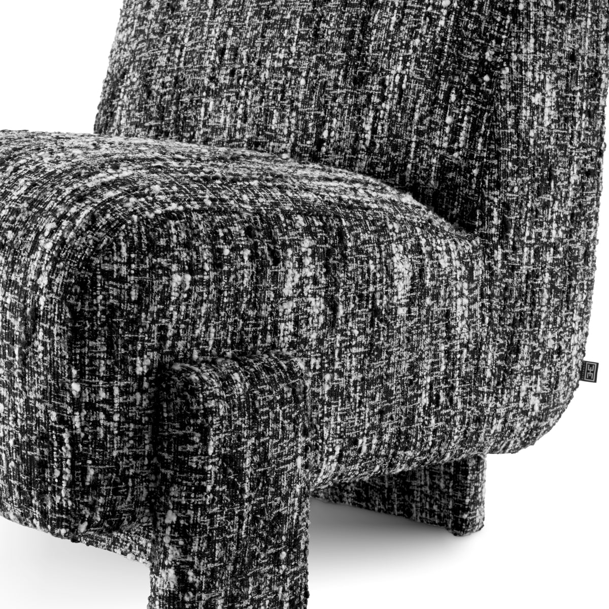 Eichholtz Rockdale Accent Chair Boucle Sonata Black - Accent Chair Boucle Sonata Black Armchairs Sterling Home 5