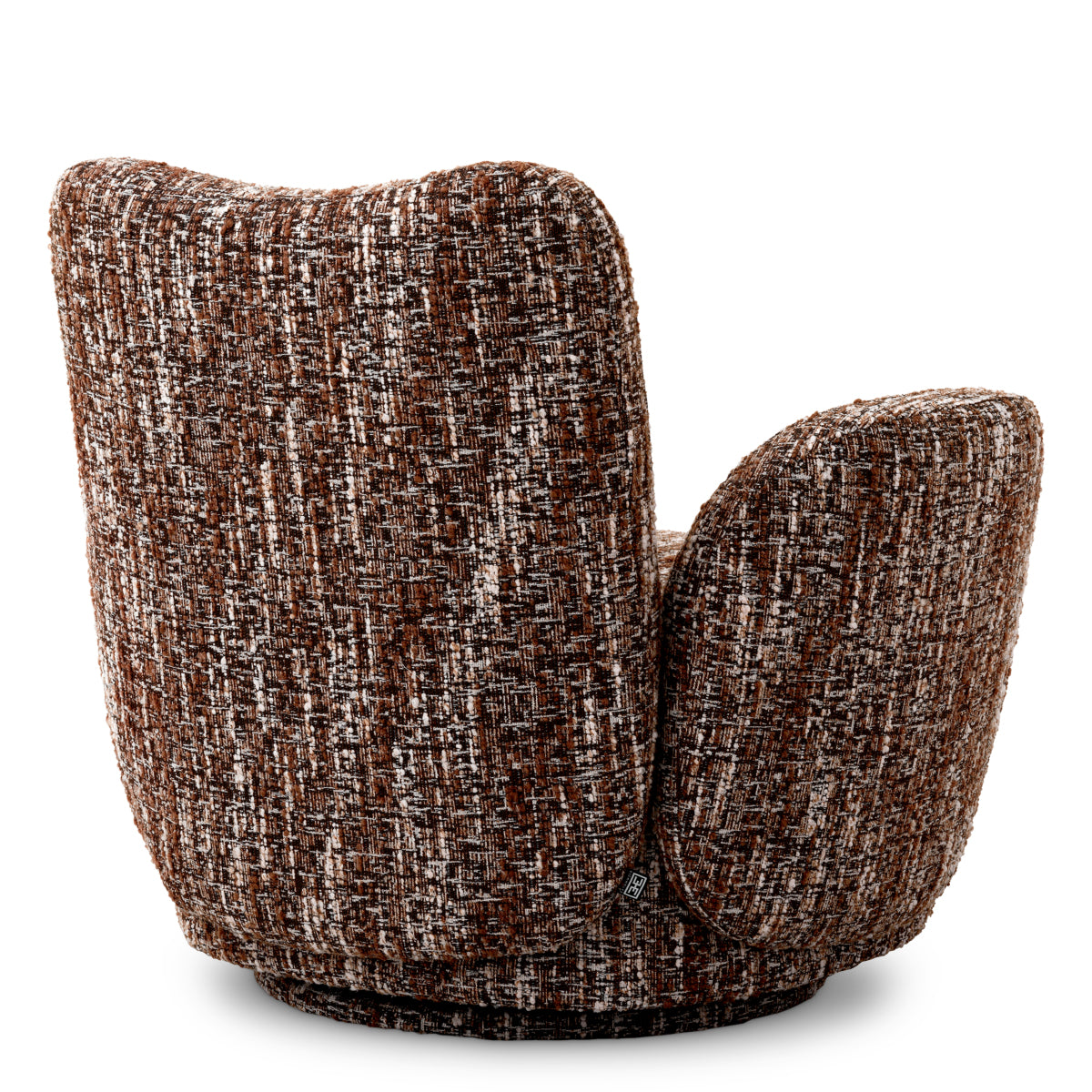 Eichholtz Merida Swivel Chair Boucle Sonata Red - Swivel Chair Boucle Sonata Red Armchairs Sterling Home 5