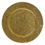 Gold Hammered Charger Plate