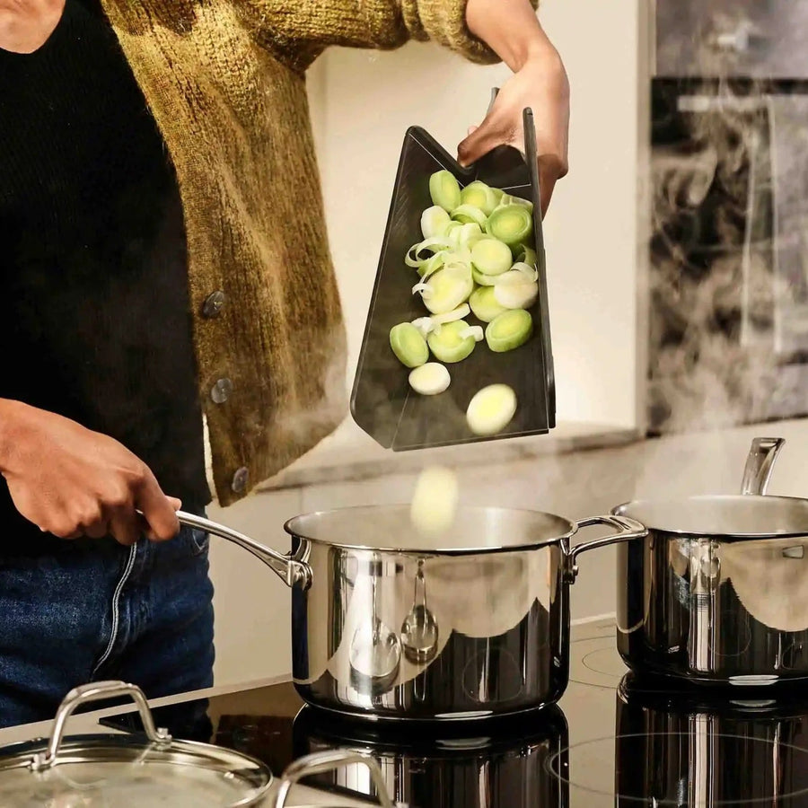 Joseph Joseph Black Chop2Pot Large Folding Chopping Board - Chop2Pot Large Black Sterling Home 1