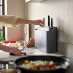 Joseph Joseph Grey Folio Plus Knife and Chopping Board Set - Folio Plus Knife Chopping Board Set Grey Sterling Home 1