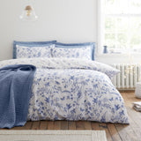 Bianca Thea Floral Blue Duvet Cover Set