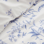 Bianca Thea Floral Blue Duvet Set - Thea Floral King Duvet Set Blue Sterling Home 3