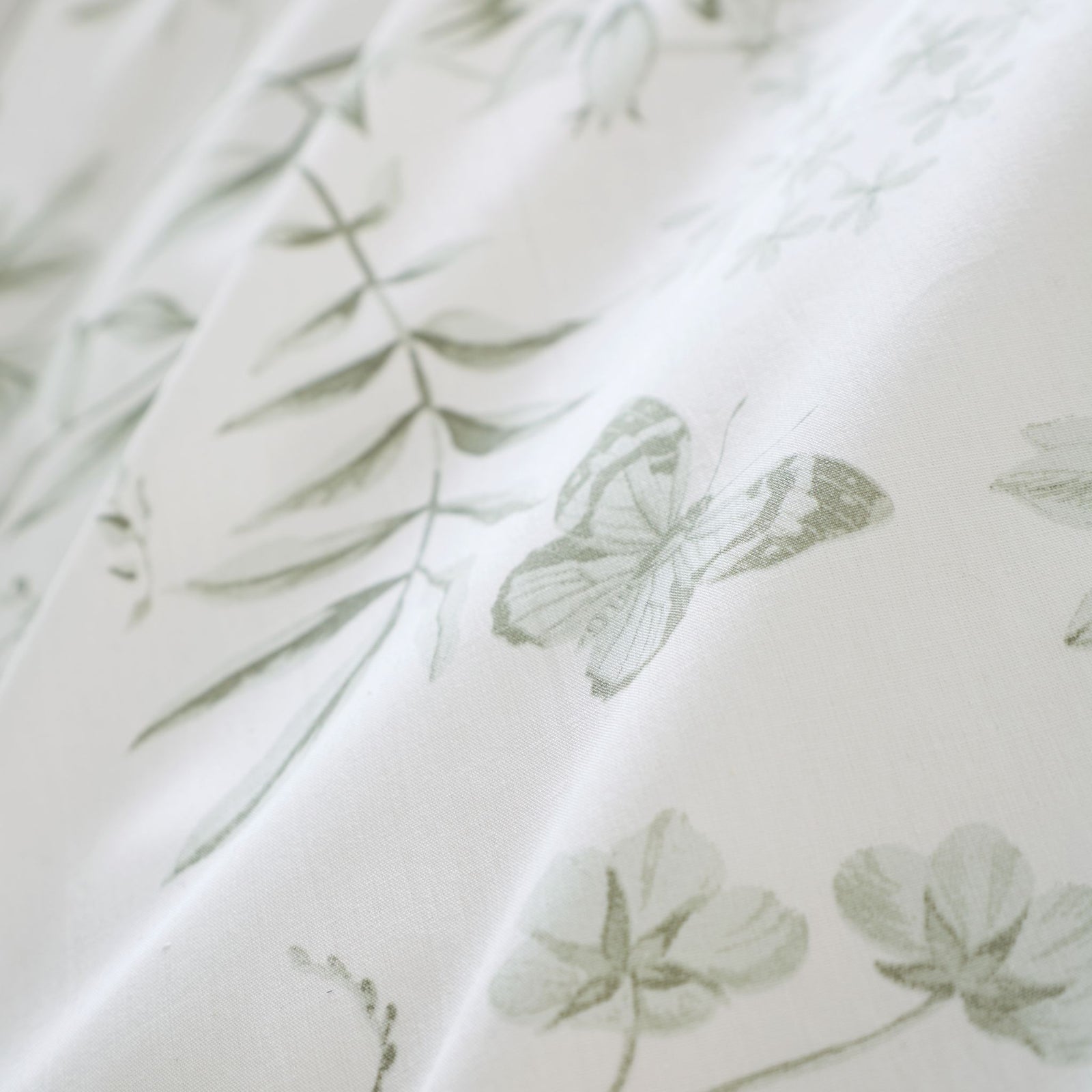Bianca Thea Floral Green Duvet Set - Thea Floral King Duvet Set Green Sterling Home 4